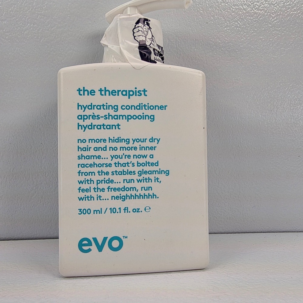 Evo The Therapist Hydrating Conditioner‎ Pump Bottle 300ml 10.1 oz